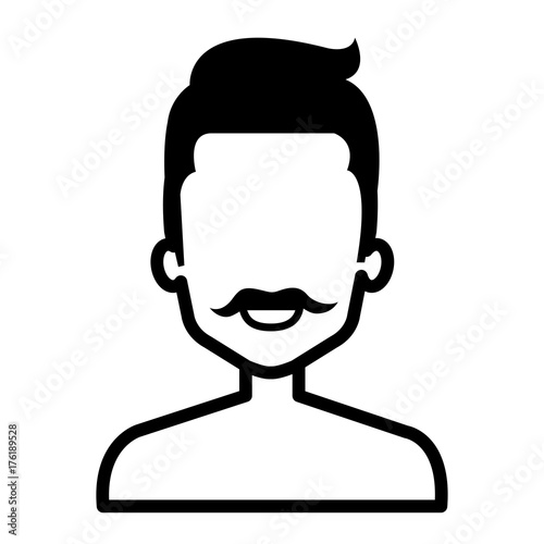young man shirtless avatar character