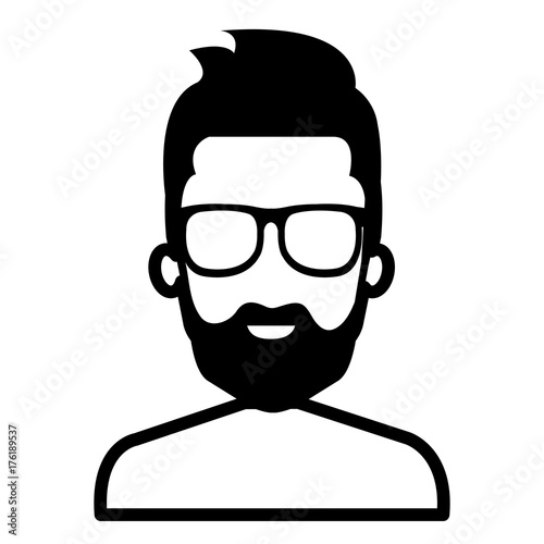 young man shirtless avatar character