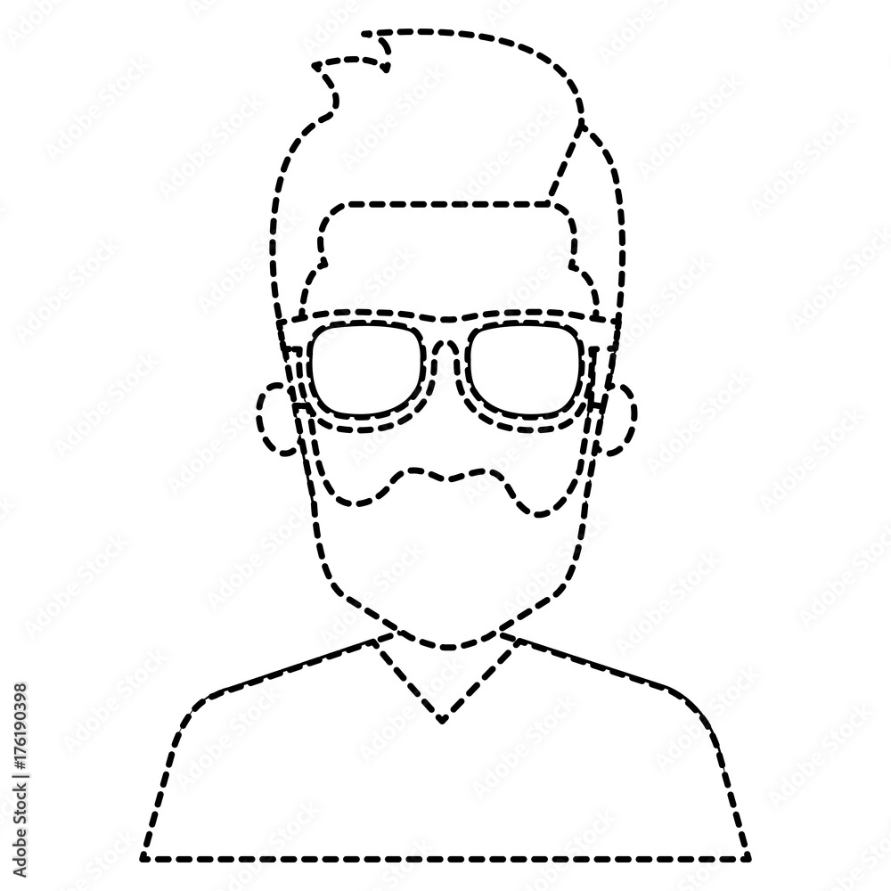 young man avatar character vector illustration design young man avatar character vector illustration design