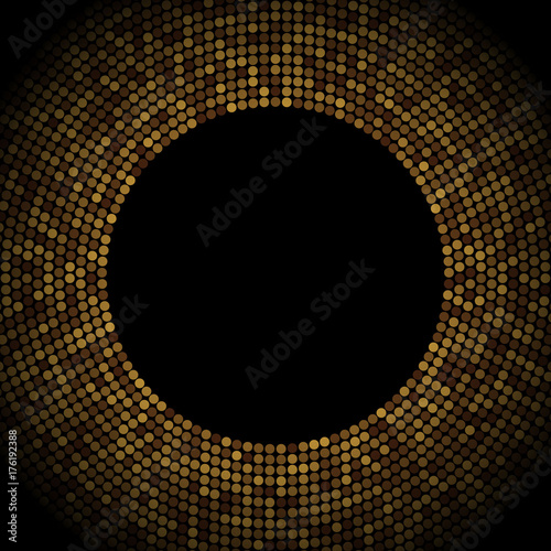 gold disco lights background