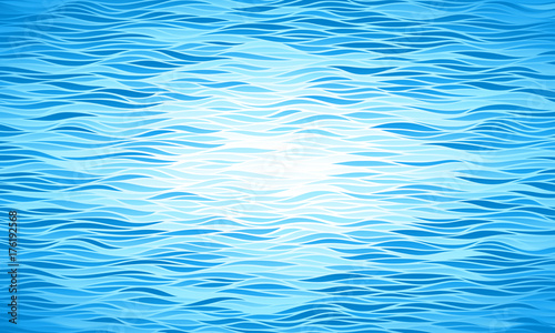 Blue waves background