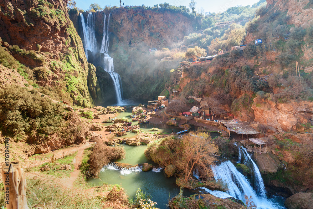 Fototapeta premium Ouzoud Waterfall. Morocco