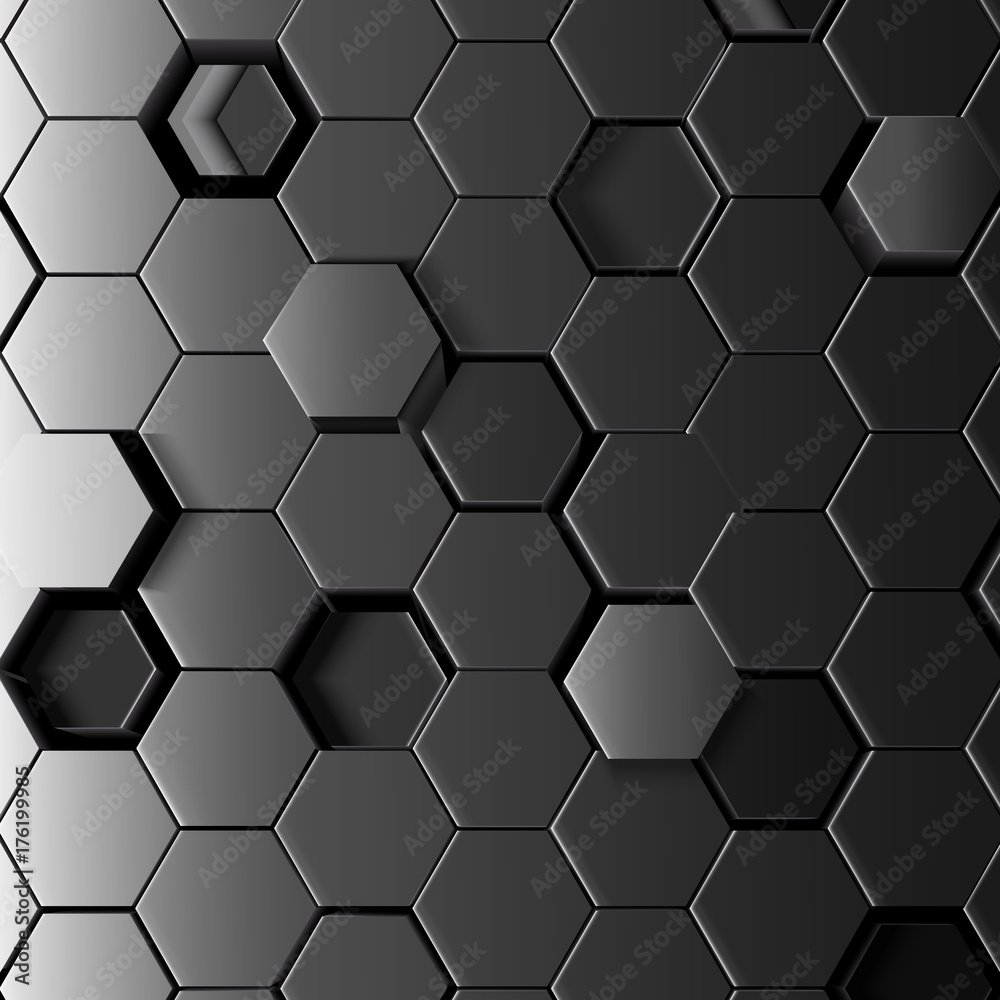 Abstract hexagonal background Abstract hexagonal background