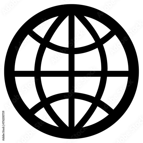 Black web vector icon