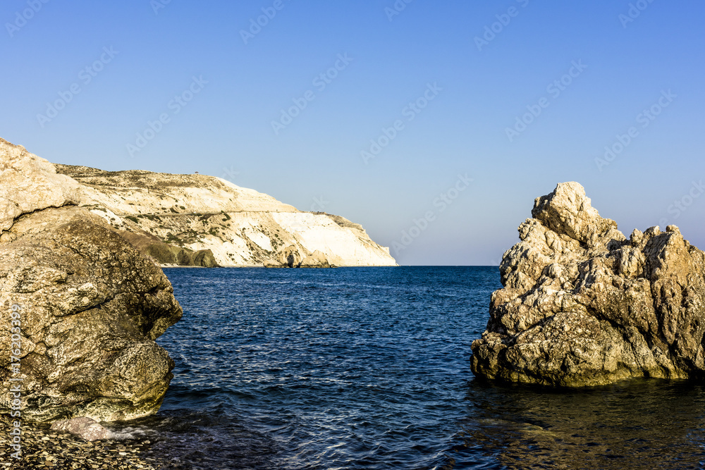 The rocks of Aphrodite Bay