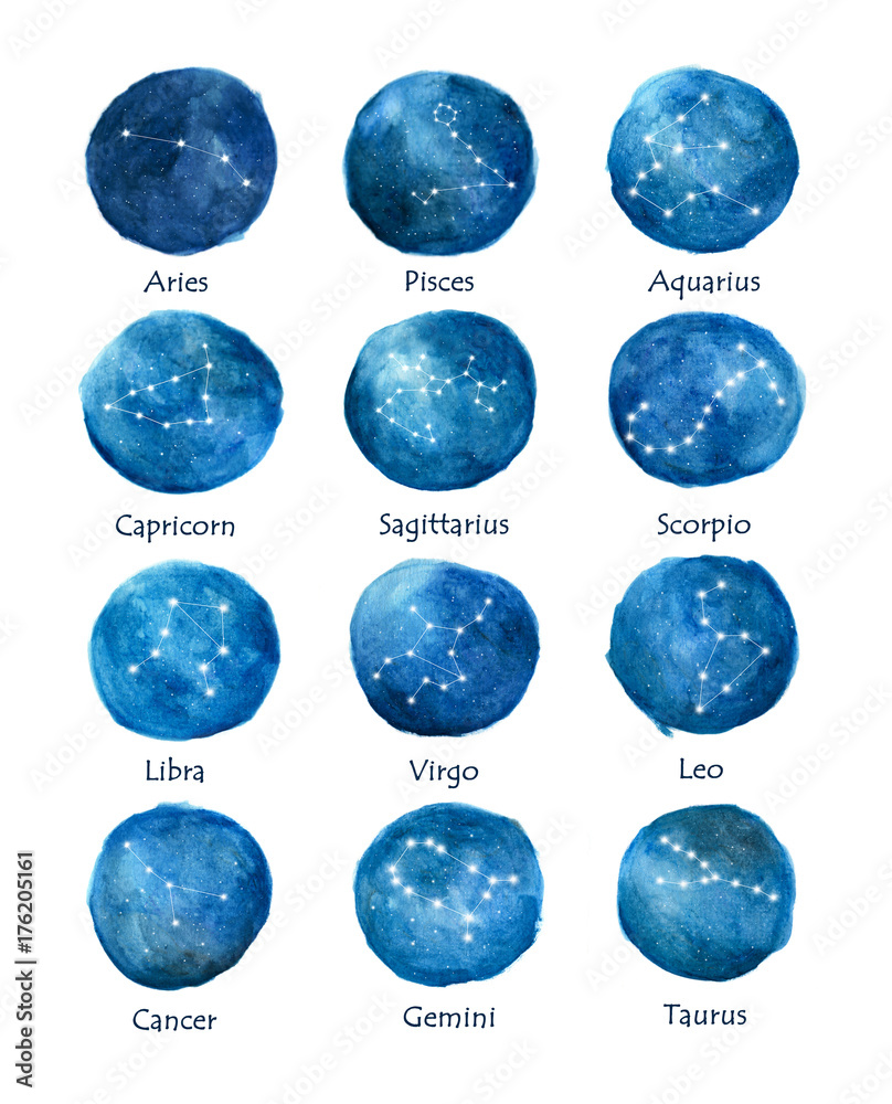 Watercolor set of zodiac signs. round zodiac symbols on watercolor texture. Aries. Taurus. Gemini. Cancer. Leo. Virgo. Libra. Scorpio. Sagittarius. Capricorn. Aquarius. Pisces. Watercolor set of zodiac signs. round zodiac symbols on watercolor texture. Aries. Taurus. Gemini. Cancer. Leo. Virgo. Libra. Scorpio. Sagittarius. Capricorn. Aquarius. Pisces.