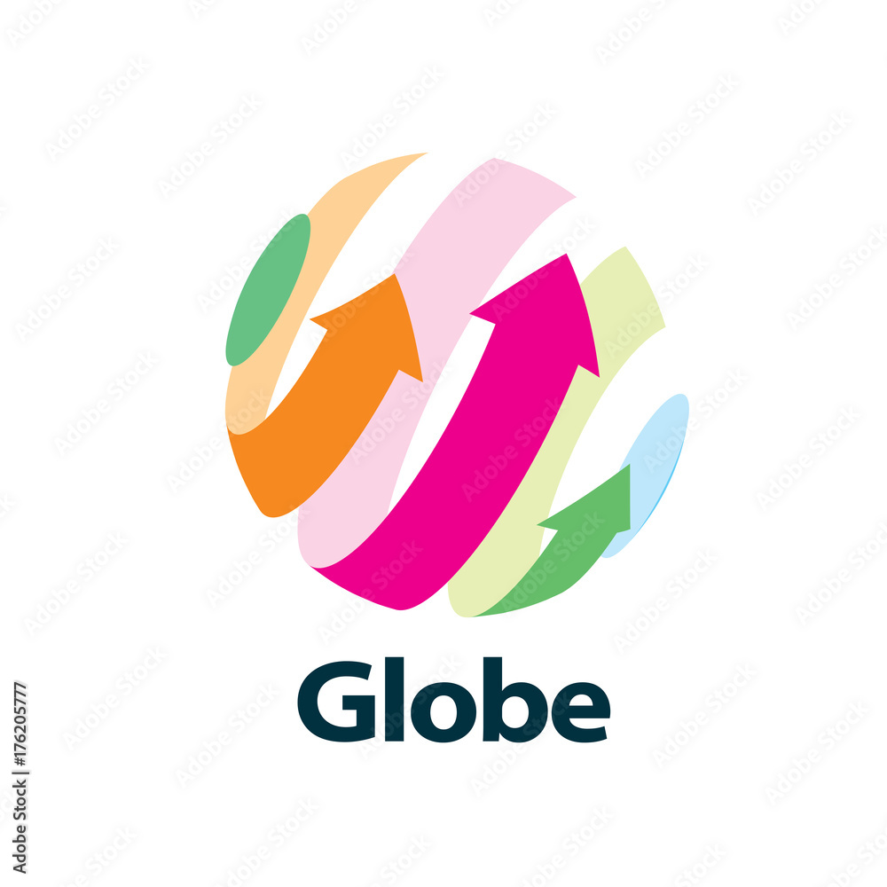 Fototapeta premium vector logo globe