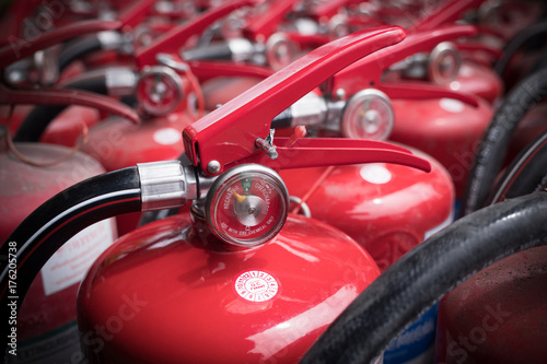 old fire extinguishers © Watthana