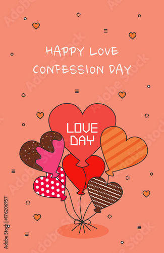 Happy love confession day