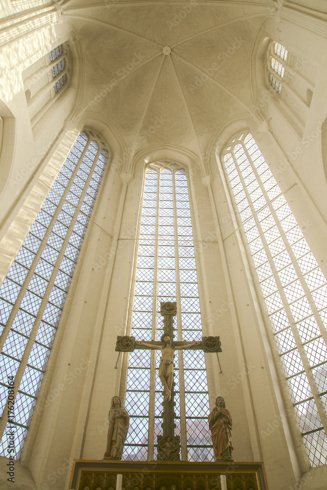 Haderslev Cathedral. Shot in Denmark Haderslev Cathedral. Shot in Denmark