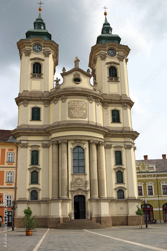The Minorite church in Eger Hungary Europe