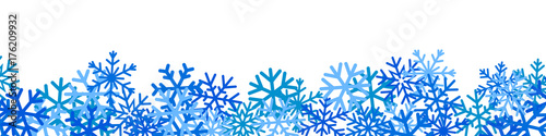 Snowflakes border