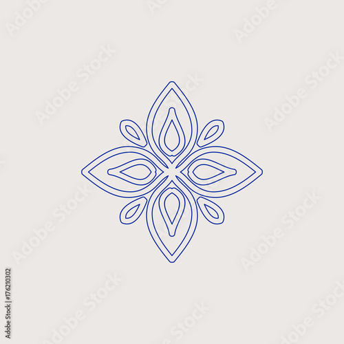 Arabic vintage decorative design element (ID: 176210302)