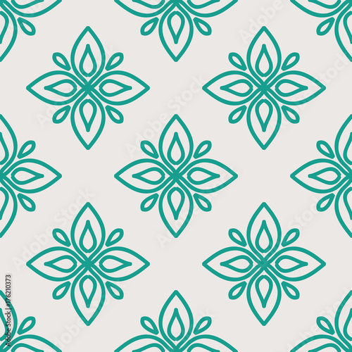 Arabic vintage decorative design seamless pattern (ID: 176210373)