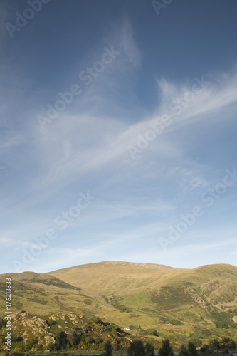 Mountain Peaks outside Llanberis; Snowdonia; Wales