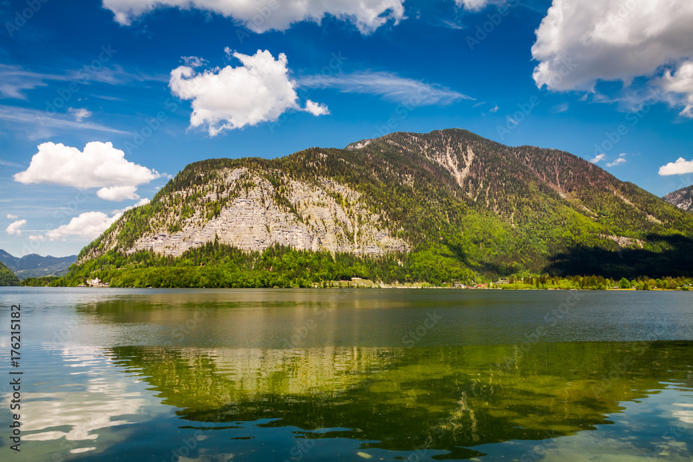Mountain lake in Alps in summer, Austria, Europe Mountain lake in Alps in summer, Austria, Europe