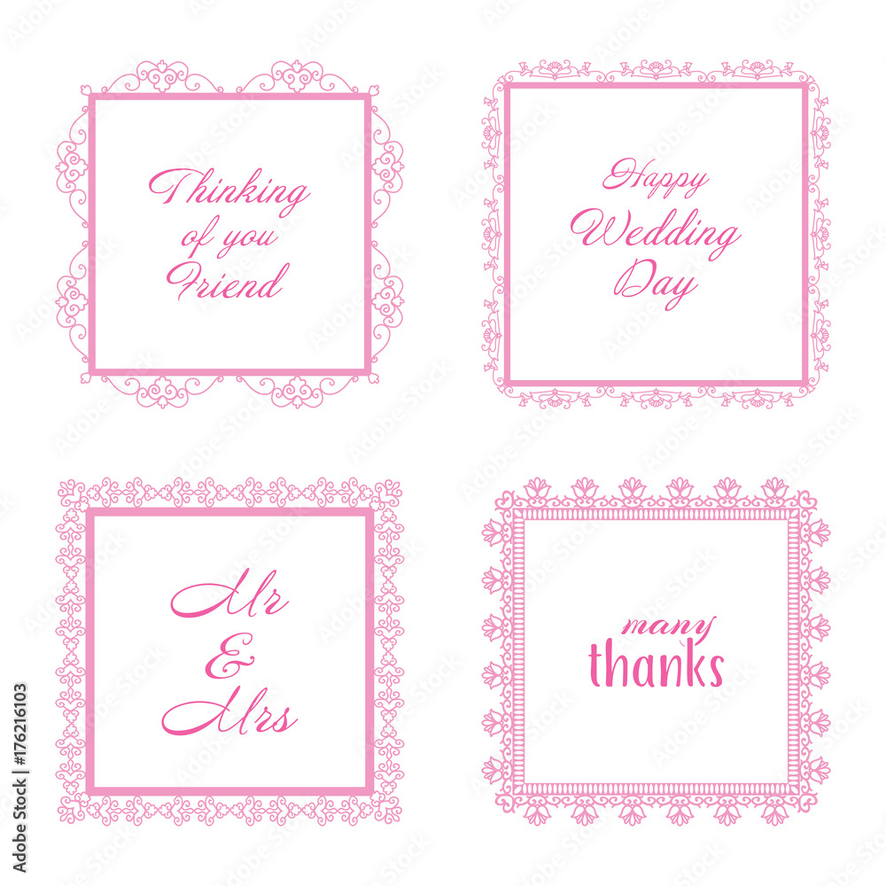 Elegant Lace Border Frames laser cut Picture Frames Elegant Lace Border Frames laser cut Picture Frames
