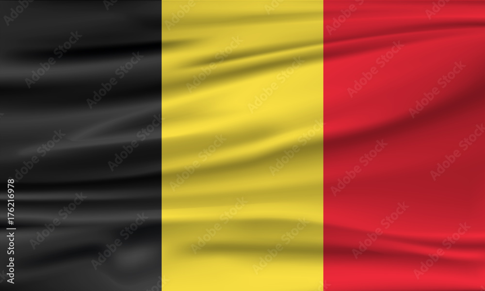 Vector flag of Belgium. Vector illustration Vector flag of Belgium. Vector illustration