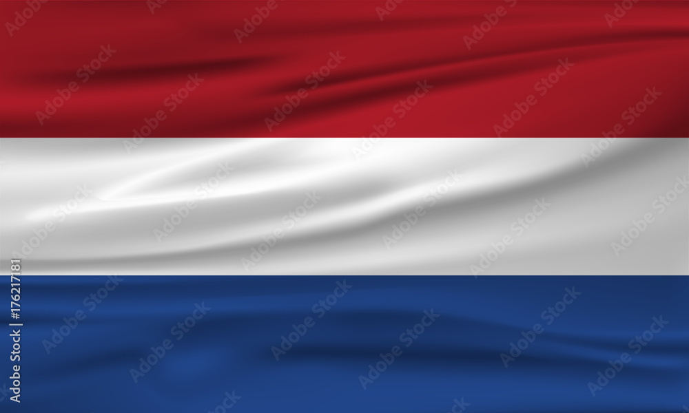 Vector flag of Netherlands. Vector illustration Vector flag of Netherlands. Vector illustration