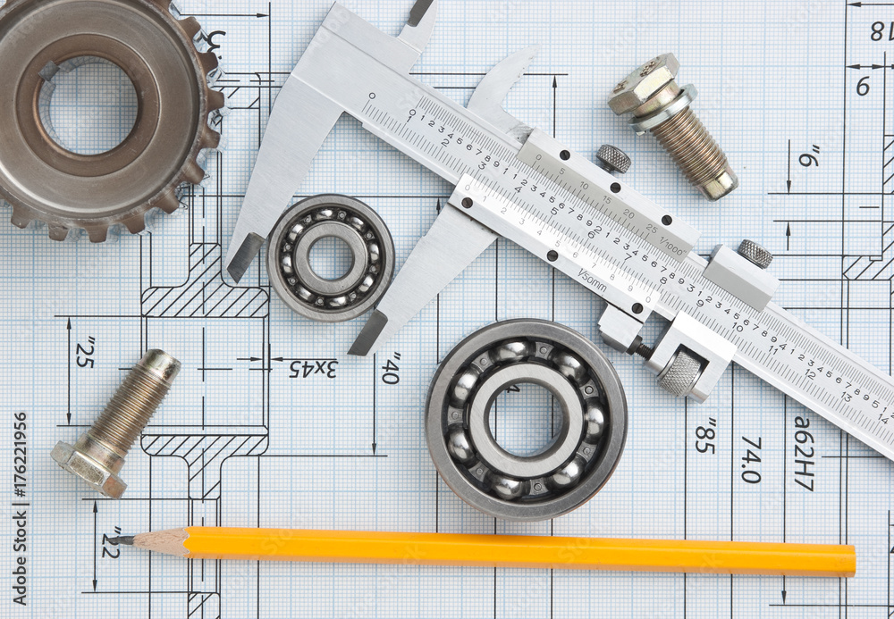 technical drawing Stock Photo | Adobe Stock