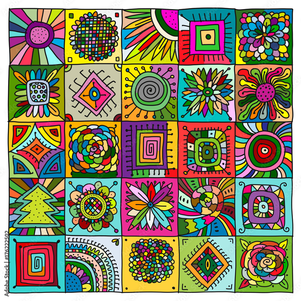 Abstract geometric pattern for your design Abstract geometric pattern for your design