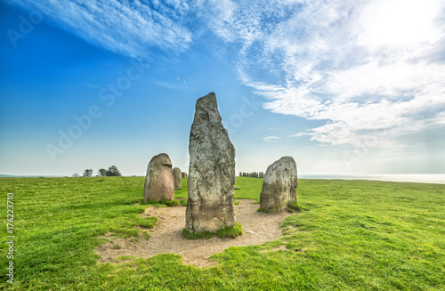 Swedish famous stone circle - Ales Stenar