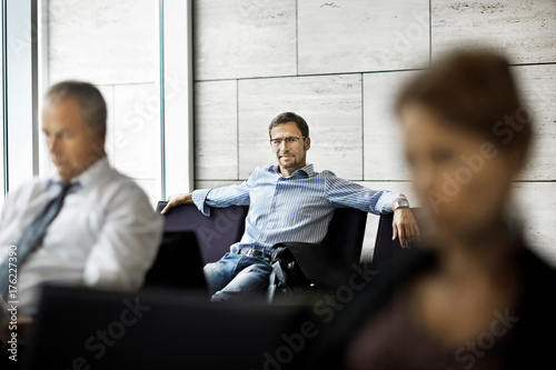 Photography People in a waiting room