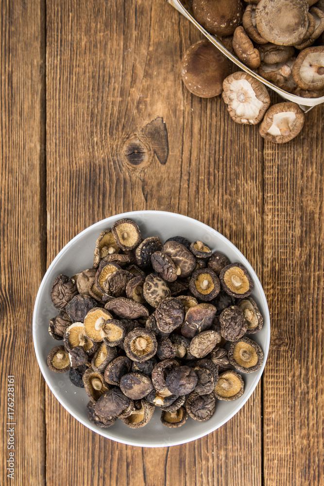 Fototapeta premium Portion of Dried Shiitake