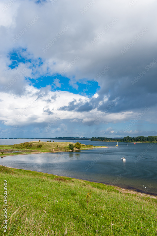 Landschaft mit Stülper Huk am Dummersdorfer Ufer in Lübeck - Dummersdorf