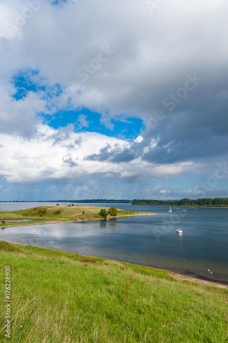 Landschaft mit Stülper Huk am Dummersdorfer Ufer in Lübeck - Dummersdorf photo