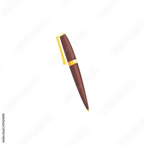 Classic ballpoint pen cartoon vector Illustration
