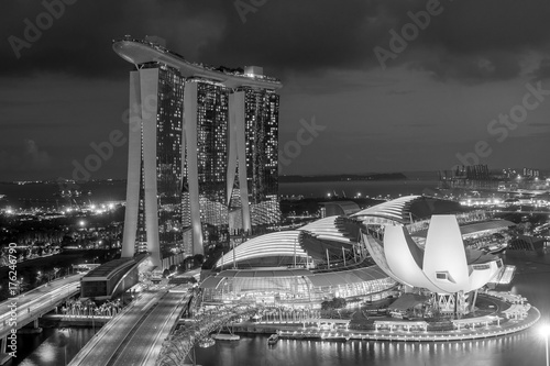 Photography Singapore downtown skyline
