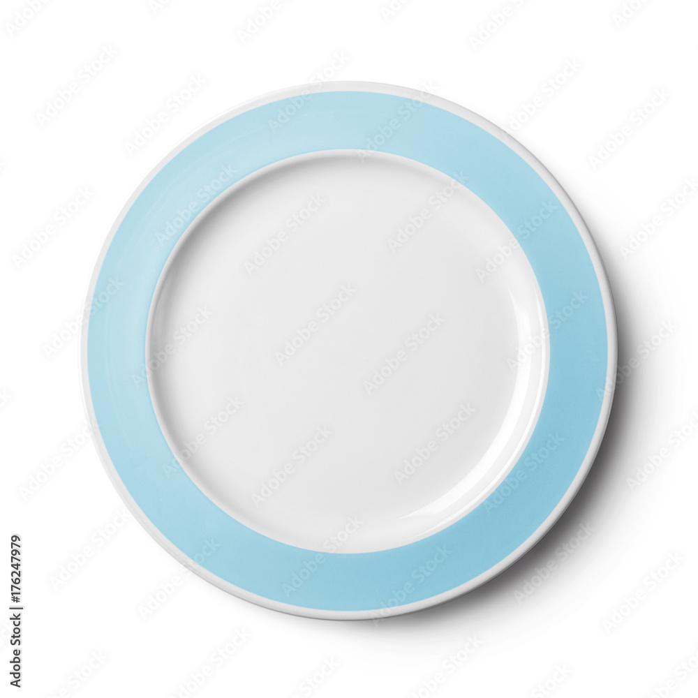Empty plate pattern design with clipping path Empty plate pattern design with clipping path
