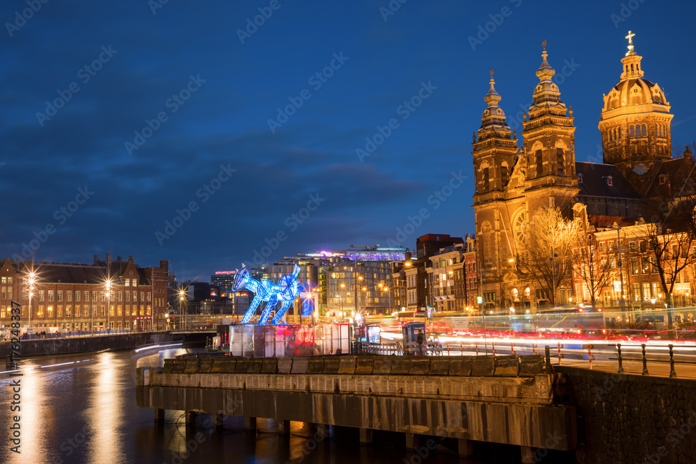 Obraz premium Amsterdam Light Festival