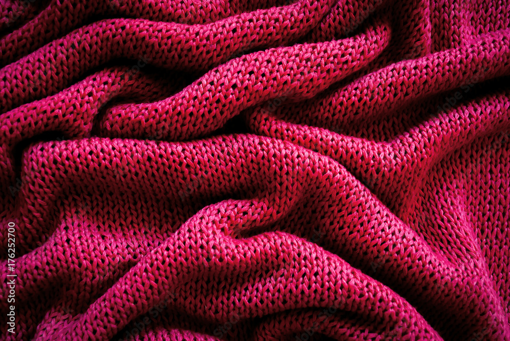 Texture di coperta di lana viola Stock Photo | Adobe Stock