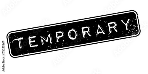 Temporary rubber stamp. Grunge design with dust scratches. Effects can be easily removed for a clean, crisp look. Color is easily changed.