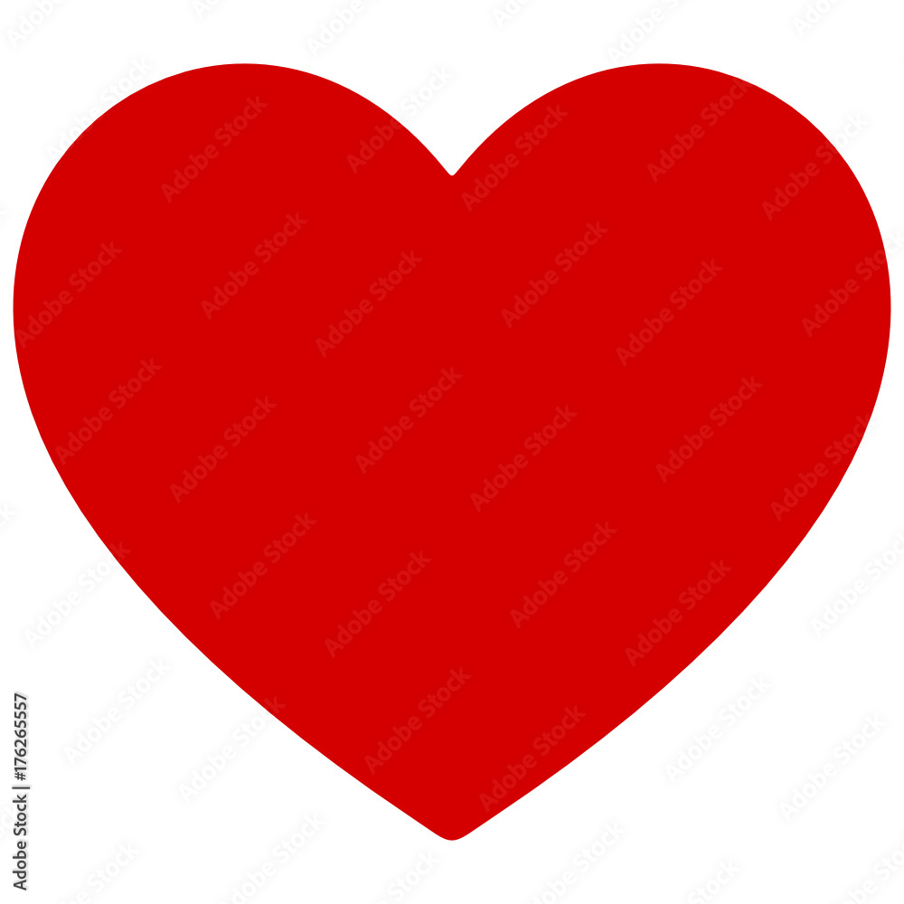 heart flat icon for apps and websites - icône coeur pour sites web et applicaitons