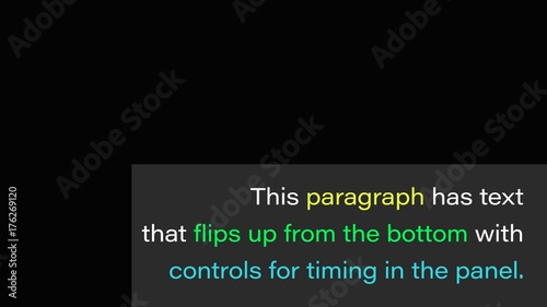 Flip-Up Text for Social Media