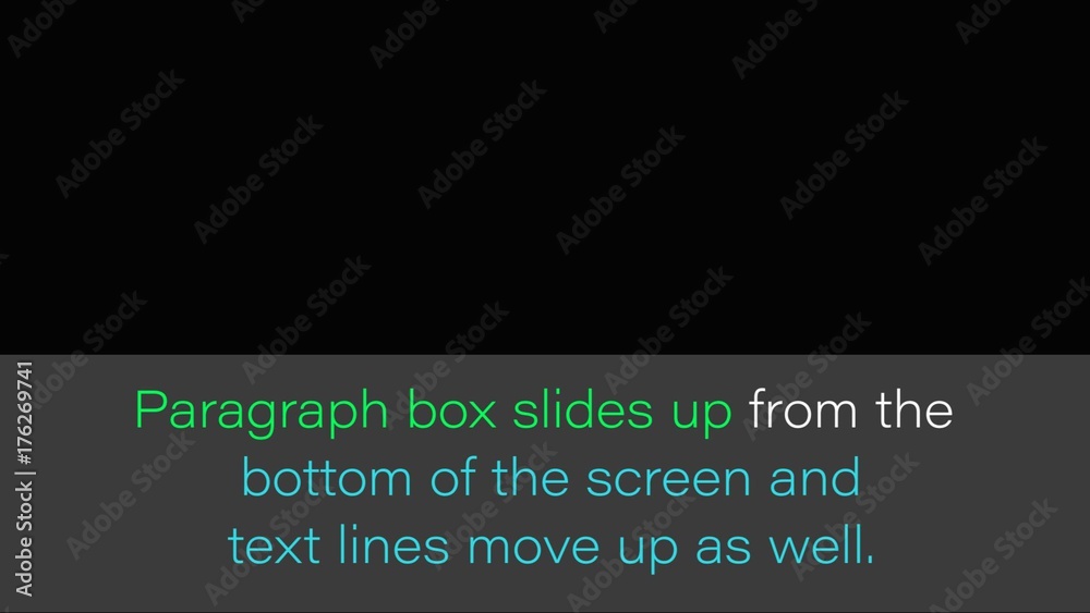 SlideUp Text for Social Media Stock Template Adobe Stock