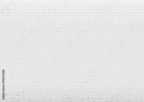 Background with white brick wall