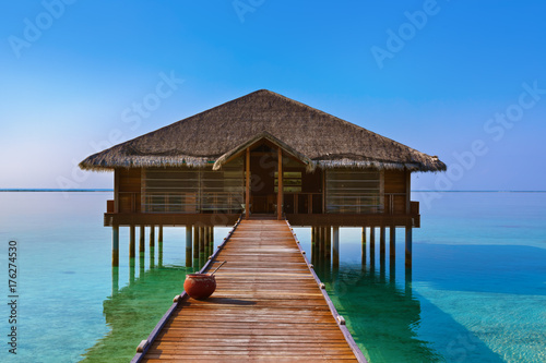 Spa saloon on Maldives island photo