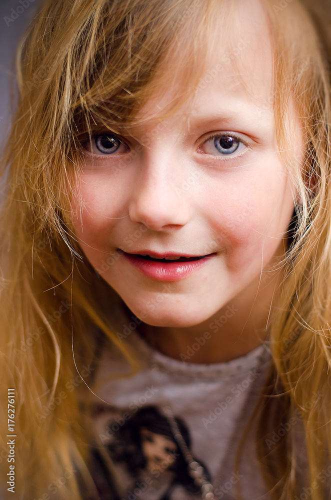 Portrait of a beautiful little girl Portrait of a beautiful little girl