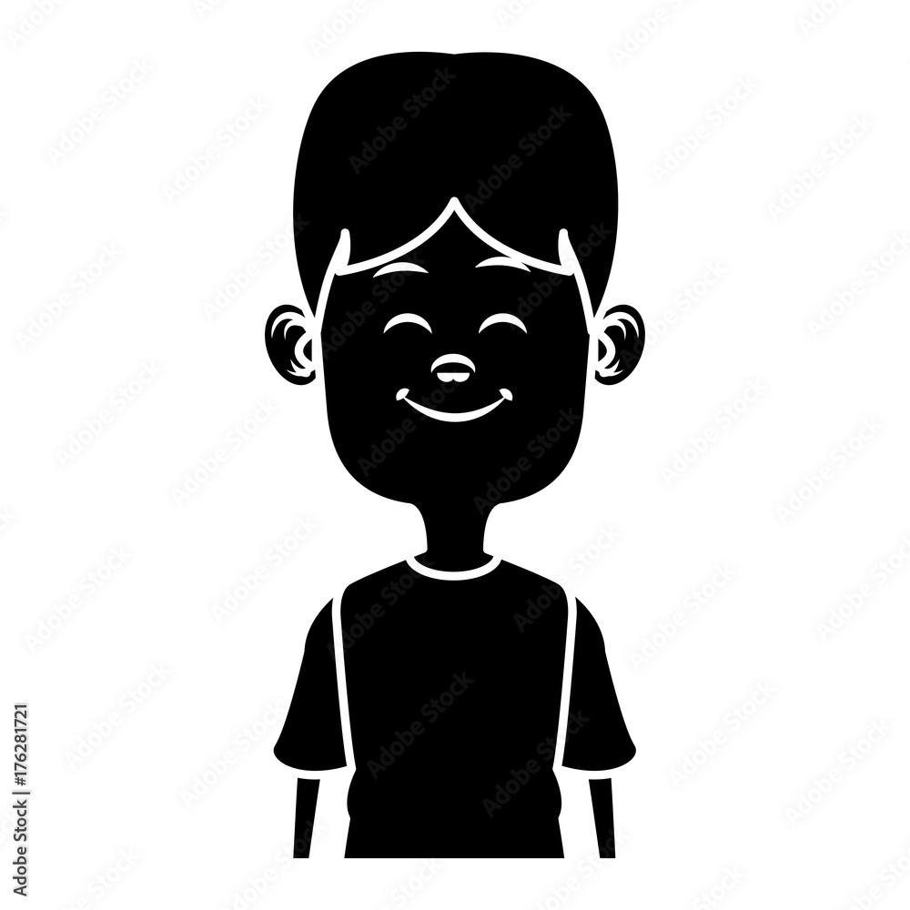 Cute and funny boy cartoon icon vector illustration graphic design Cute and funny boy cartoon icon vector illustration graphic design