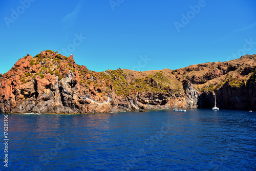 islands of Lipari archipelago Eolie Sicily Italy photo