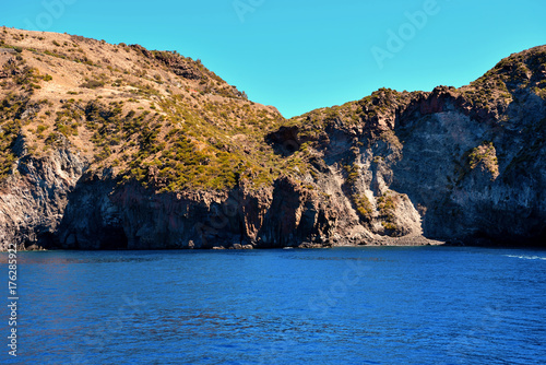 islands of Lipari archipelago Eolie Sicily Italy photo