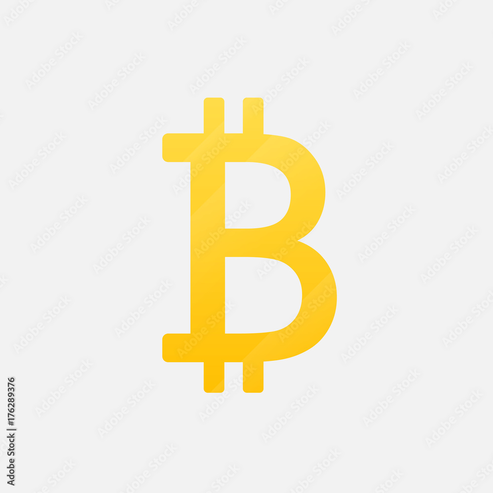 Bitcoin cryptographic symbol is an isolated icon made in a flat style. Blockchain transaction, currency of the future. Icon coin , internet money. Bitcoin cryptographic symbol is an isolated icon made in a flat style. Blockchain transaction, currency of the future. Icon coin , internet money.
