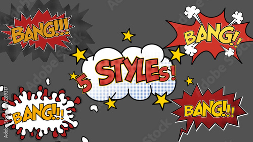Comic Style Titles Pack