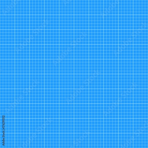 Blueprint grid seamless pattern texture background. Vector illustration