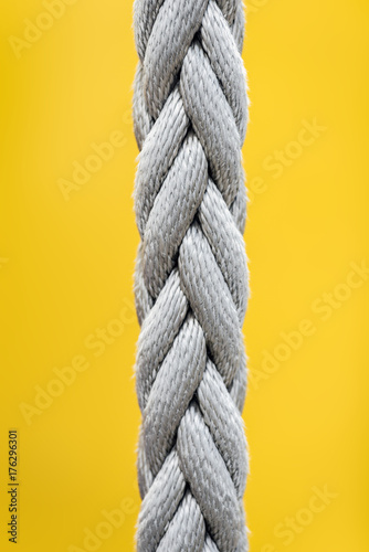 Rope on yellow background © speed300
