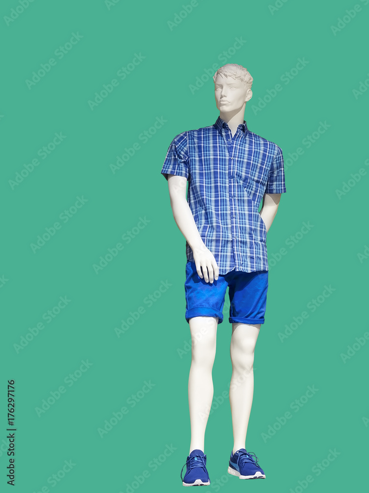 Full-length man mannequin. Full-length man mannequin.